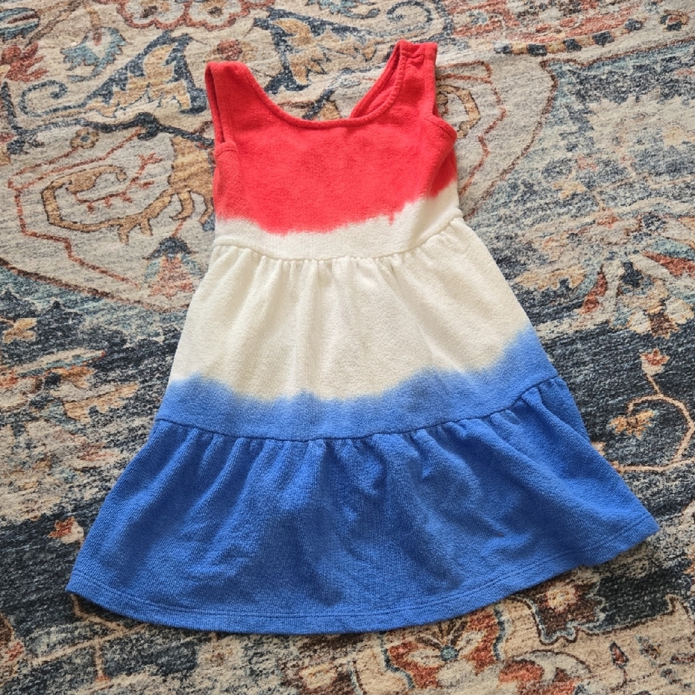 Cat & Jack Red, White, and Blue Kids Dress